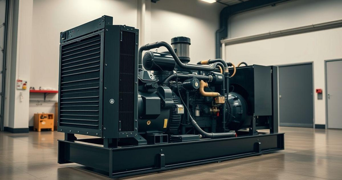 Gerador a Diesel Industrial: Potência Confiável