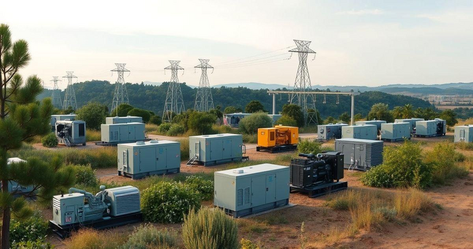 Aluguel de gerador de energia: preço acessível