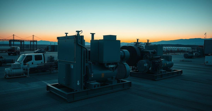 Geradores de energia a diesel de grande porte: eficiência e confiabilidade para grandes projetos