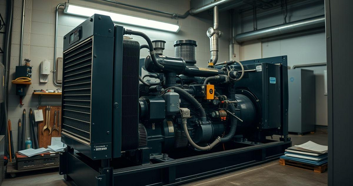 Manutenção de geradores a diesel para eficiência e durabilidade