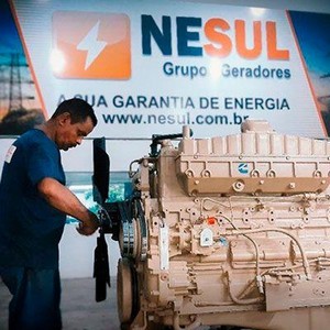 Instalação de grupo gerador diesel