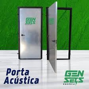 porta acústica industrial